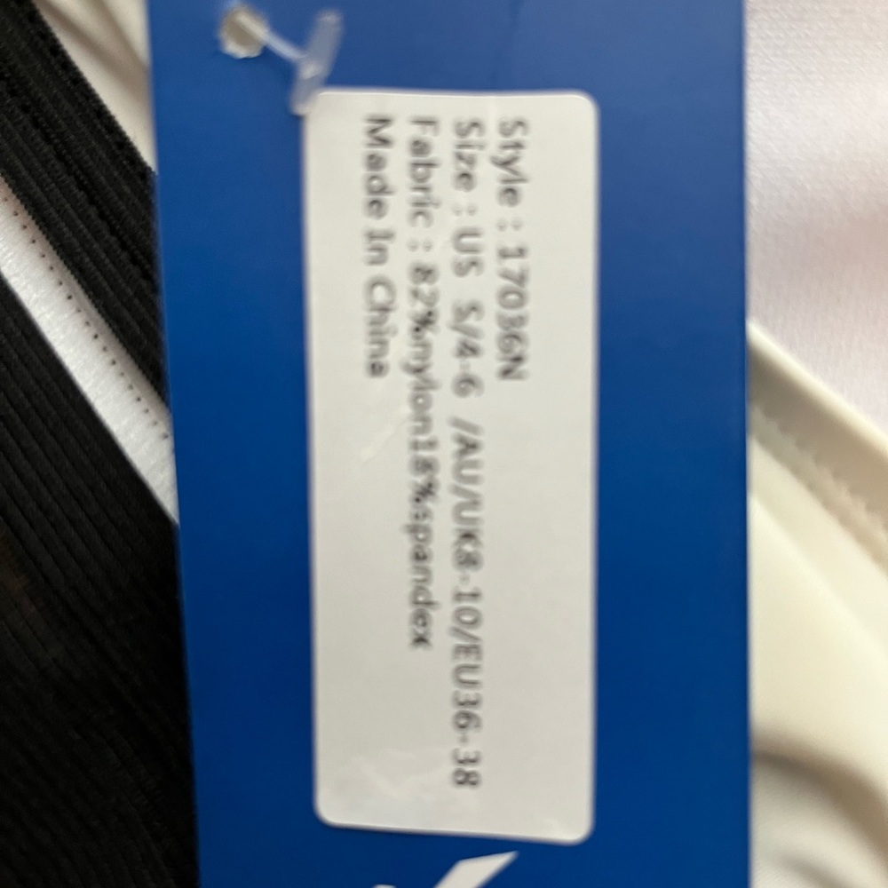 Brand new white one piece swim suit.  New with tags. - Picture 4 of 6